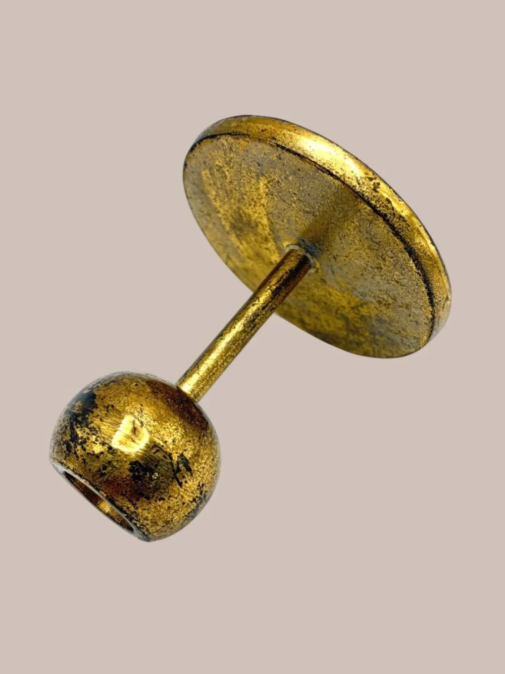 West Elm Aaron Probyn Brass Candle Holder Small 3.5
